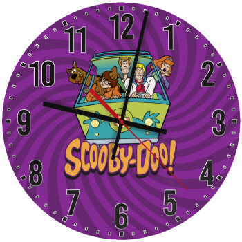 Scooby Doo car, Ρολόι τοίχου ξύλινο (30cm)