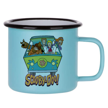 Scooby Doo car, Κούπα Μεταλλική εμαγιέ ΜΑΤ σιέλ 360ml
