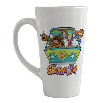 Scooby Doo car, Κούπα κωνική Latte Μεγάλη, κεραμική, 450ml