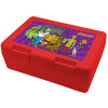 Children's cookie container RED 185x128x65mm (BPA free plastic)