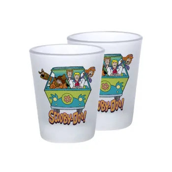 Scooby Doo car, Σφηνοπότηρα γυάλινα 45ml του πάγου (2 τεμάχια)