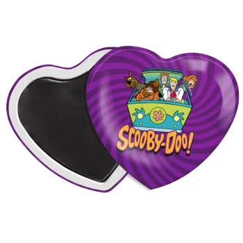 Scooby Doo car, Μαγνητάκι καρδιά (57x52mm)