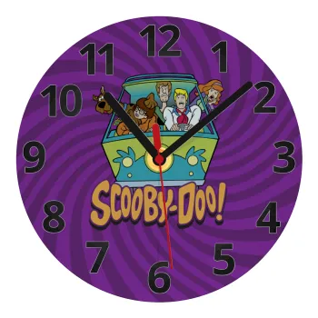 Scooby Doo car, Ρολόι τοίχου γυάλινο (20cm)