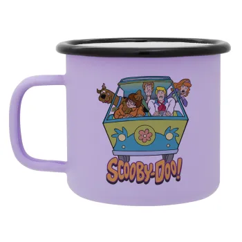 Scooby Doo car, Κούπα Μεταλλική εμαγιέ ΜΑΤ Light Pastel Purple 360ml