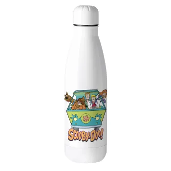 Scooby Doo car, Μεταλλικό παγούρι θερμός (Stainless steel), 500ml