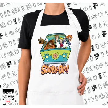 Scooby Doo car, Ποδιά μακριά Σεφ ολόσωμη με τσέπες white (ΕΝΗΛΙΚΩΝ)