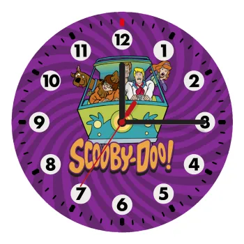 Scooby Doo car, Ρολόι τοίχου ξύλινο (20cm)