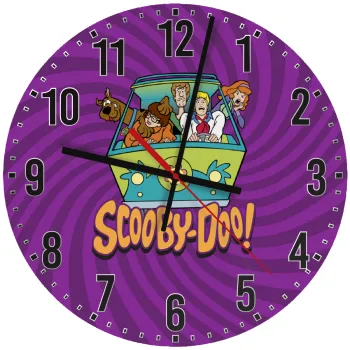 Scooby Doo car, Ρολόι τοίχου ξύλινο (30cm)