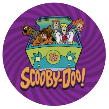 Scooby Doo car, Mousepad Στρογγυλό 20cm