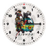 Halloween Friends Scooby Doo, Wooden wall clock (20cm)