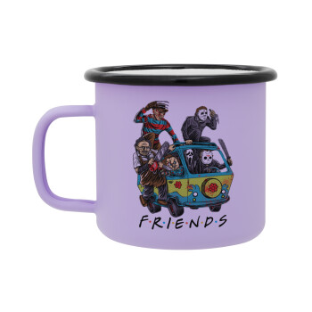 Halloween Friends Scooby Doo, Κούπα Μεταλλική εμαγιέ ΜΑΤ Light Pastel Purple 360ml