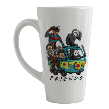 Halloween Friends Scooby Doo, Κούπα κωνική Latte Μεγάλη, κεραμική, 450ml