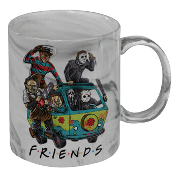 Halloween Friends Scooby Doo, Mug ceramic marble style, 330ml