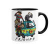 Halloween Friends Scooby Doo, Mug colored black, ceramic, 330ml