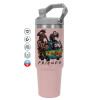 Pink color, 890ml (30oz) stainless Steel Tumbler with Handle
