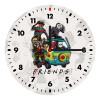 Wooden wall clock (20cm)