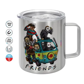 Halloween Friends Scooby Doo, Mug Stainless steel double wall 300ml