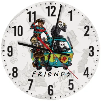 Halloween Friends Scooby Doo, Ρολόι τοίχου ξύλινο (30cm)