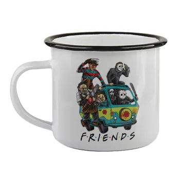 Halloween Friends Scooby Doo, Κούπα εμαγιέ με μαύρο χείλος 360ml