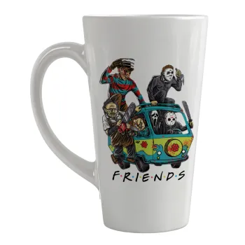 Halloween Friends Scooby Doo, Κούπα κωνική Latte Μεγάλη, κεραμική, 450ml