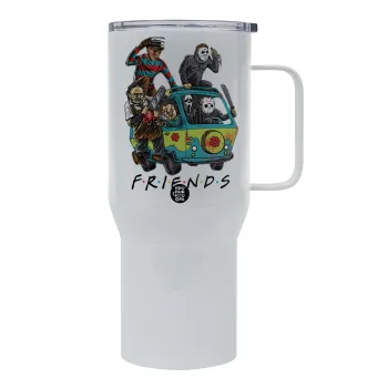 Halloween Friends Scooby Doo, Tumbler με καπάκι, διπλού τοιχώματος (θερμό) 750L