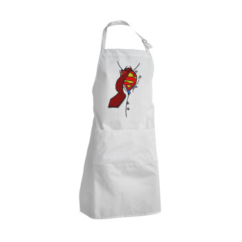 SuperDad, Adult Chef Apron (with sliders and 2 pockets)