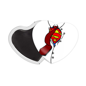 SuperDad, Μαγνητάκι καρδιά (57x52mm)