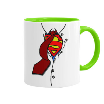 SuperDad, Κούπα χρωματιστή βεραμάν, κεραμική, 330ml