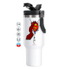Mega Stainless steel Tumbler with lid, double wall 1,2L
