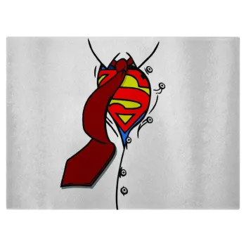 SuperDad, Επιφάνεια κοπής γυάλινη (38x28cm)