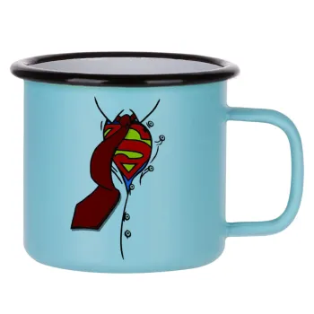 SuperDad, Κούπα Μεταλλική εμαγιέ ΜΑΤ σιέλ 360ml