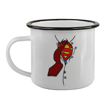 SuperDad, Κούπα εμαγιέ με μαύρο χείλος 360ml