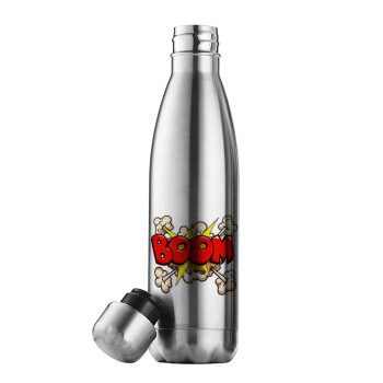 BOOM!!!, Inox (Stainless steel) double-walled metal mug, 500ml