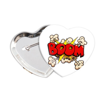 BOOM!!!, Κονκάρδα παραμάνα καρδιά (57x52mm)