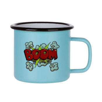 BOOM!!!, Κούπα Μεταλλική εμαγιέ ΜΑΤ σιέλ 360ml