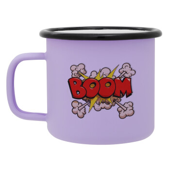 BOOM!!!, Κούπα Μεταλλική εμαγιέ ΜΑΤ Light Pastel Purple 360ml