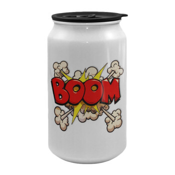 BOOM!!!, Κούπα ταξιδιού μεταλλική με καπάκι (tin-can) 500ml