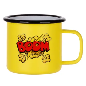 BOOM!!!, Metallic enamel MATT Yellow cup 360ml