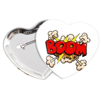 BOOM!!!, Κονκάρδα παραμάνα καρδιά (57x52mm)