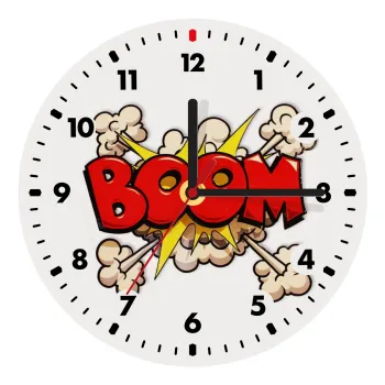 BOOM!!!, Ρολόι τοίχου ξύλινο (20cm)