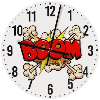 BOOM!!!, Ρολόι τοίχου ξύλινο (30cm)