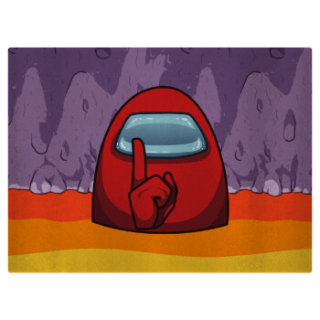 Among US, Επιφάνεια κοπής γυάλινη (38x28cm)