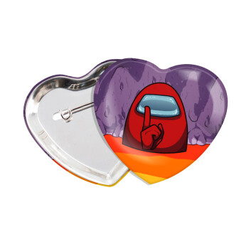 Among US, Κονκάρδα παραμάνα καρδιά (57x52mm)