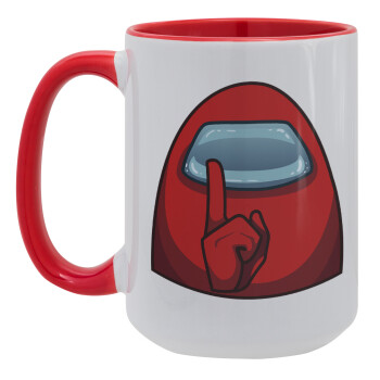 Among US, Κούπα Mega 15oz, κεραμική Κόκκινη, 450ml