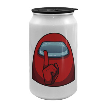 Among US, Κούπα ταξιδιού μεταλλική με καπάκι (tin-can) 500ml