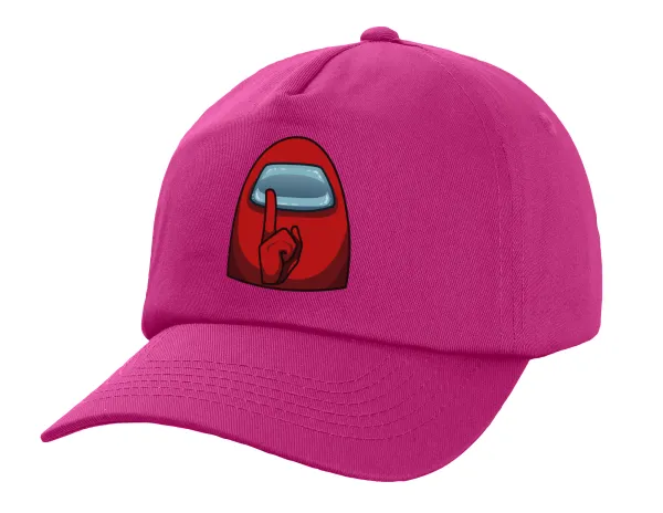 Among US — Καπέλο Ενηλίκων Baseball, 100% Βαμβακερό,  Φούξια,(purple) (ΒΑΜΒΑΚΕΡΟ, ΕΝΗΛΙΚΩΝ, UNISEX, ONE SIZE)