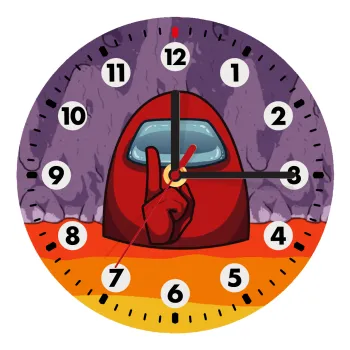 Among US, Ρολόι τοίχου ξύλινο (20cm)