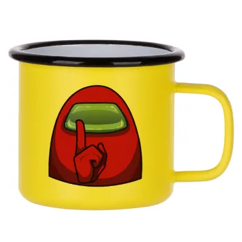 Among US, Metallic enamel MATT Yellow cup 360ml