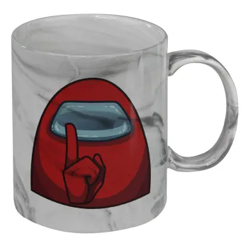 Among US, Κούπα κεραμική, marble style (μάρμαρο), 330ml