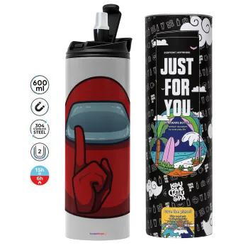 Among US, Tumbler stainless steel GREY 600ml